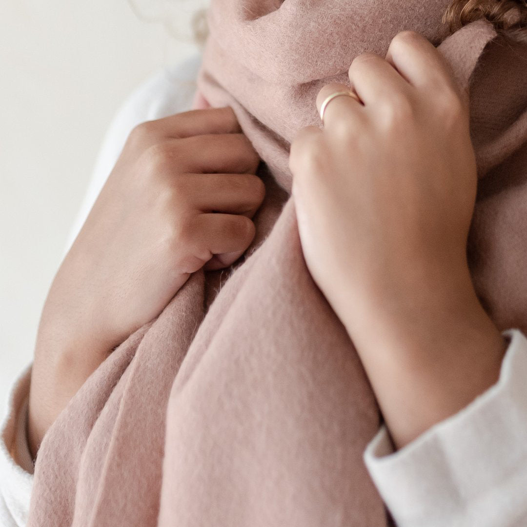 Lambswool Oversized Solid Scarf