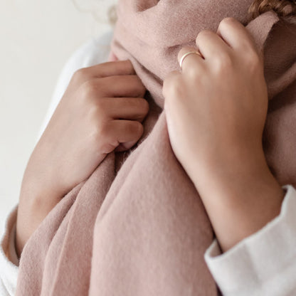 Lambswool Oversized Solid Scarf