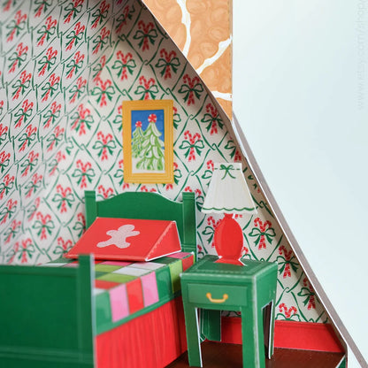 Make Your Own Holiday Gingerbread House Paper Craft Kit
