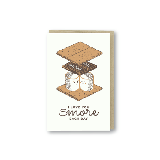 Love You S'more Each Day Valentine Card
