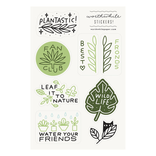 Plant Love Sticker Sheet (2 Sheets)