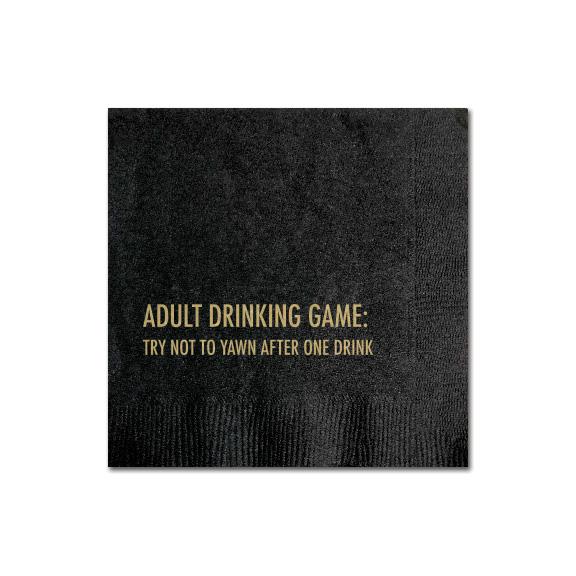 Adult Drinking Game Party Napkins
