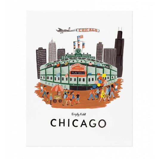 Wrigley Field Chicago 8" x 10" Print