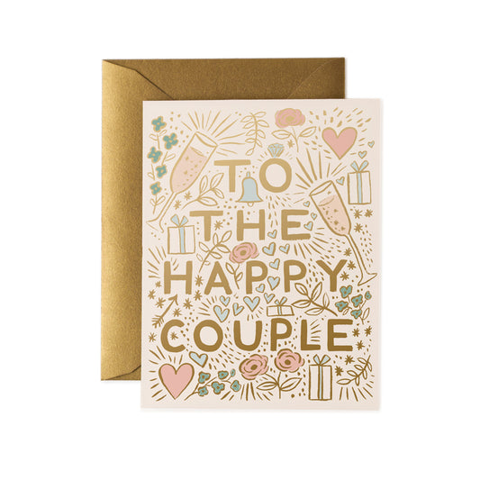 To the Happy Couple Engagement or Wedding Card