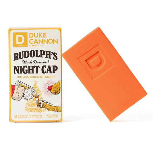 Rudolph's Nightcap 10 Oz Cinnamon & Woodsy Bar Soap