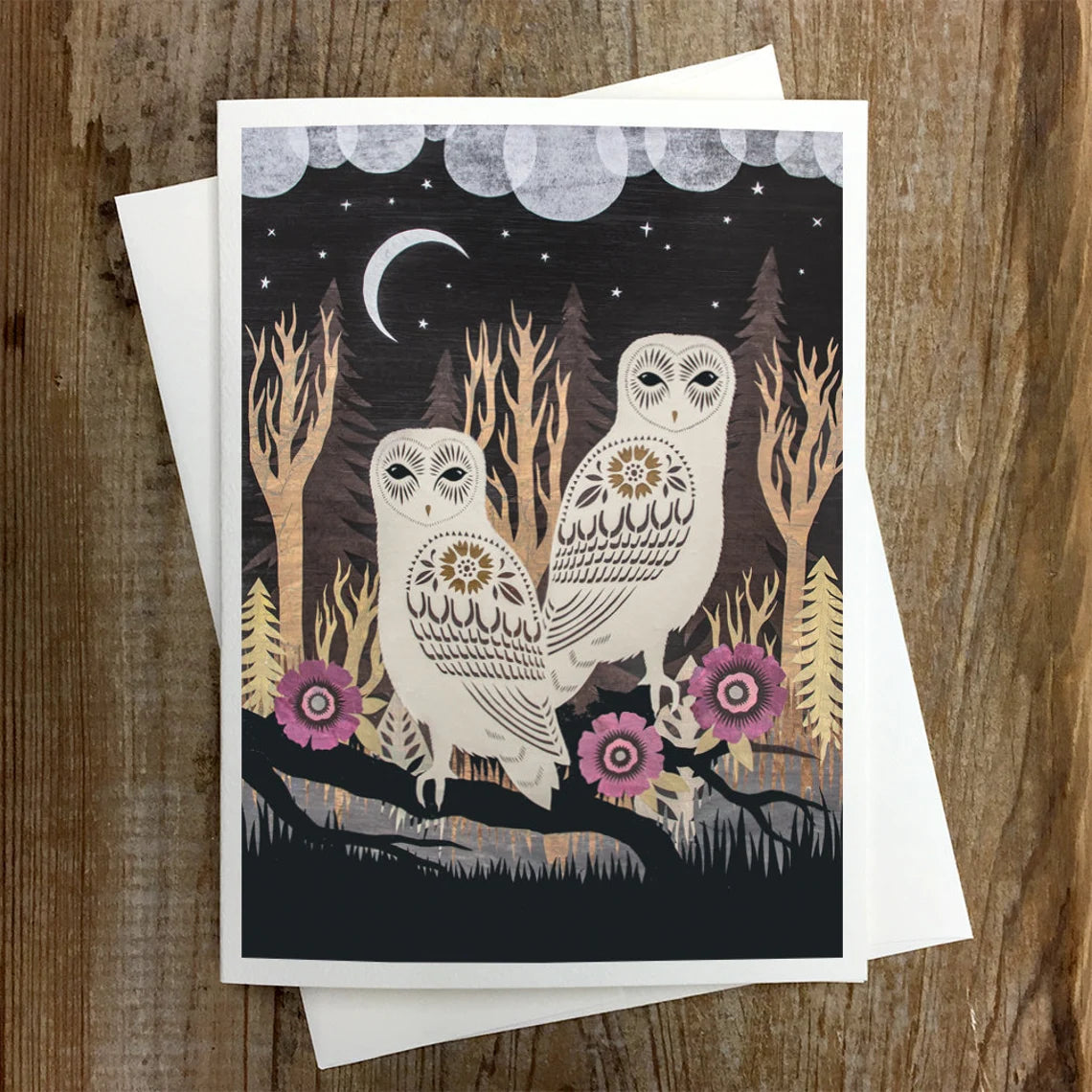 The Forest Listens Paper Cut Card