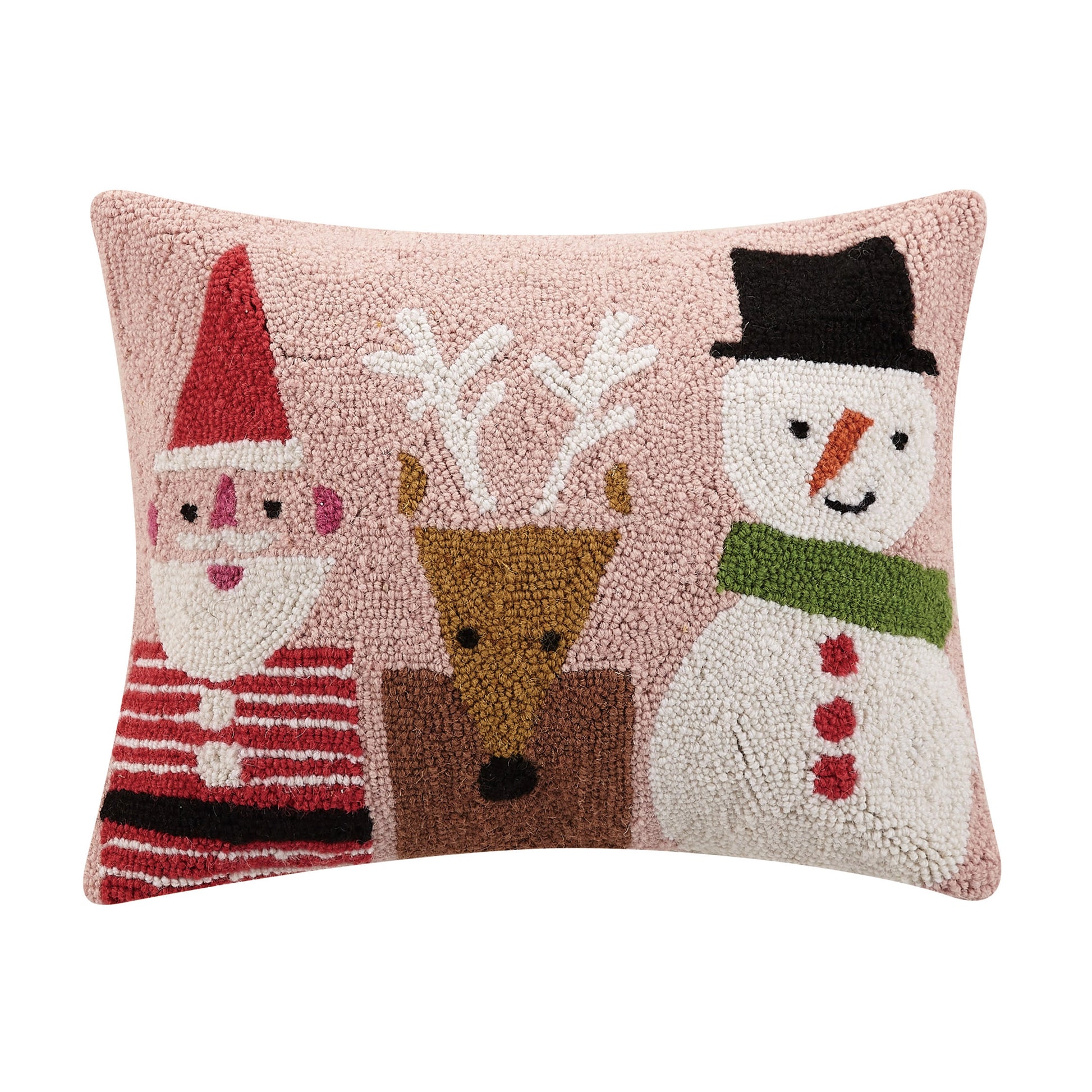 Multi Merry Christmas Pillow by Peking Handicraft