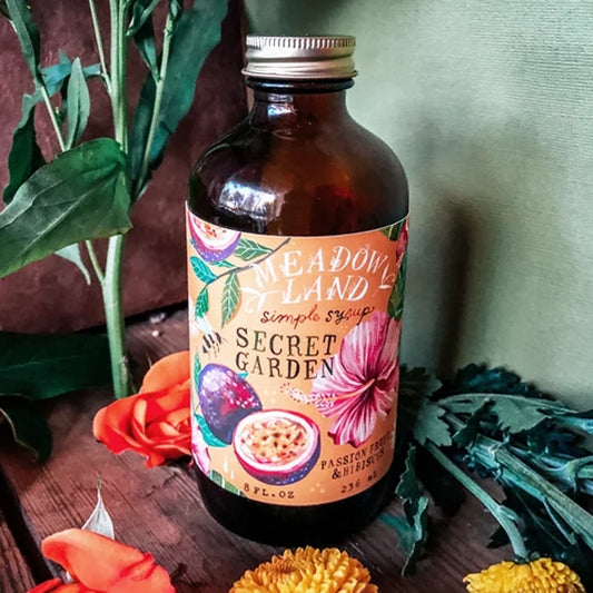 Secret Garden Passionfruit & Tropical Flowers Simple Syrup