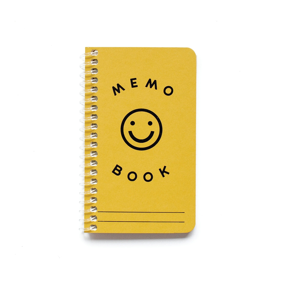 Smiley Face Yellow Ruled Memo Book