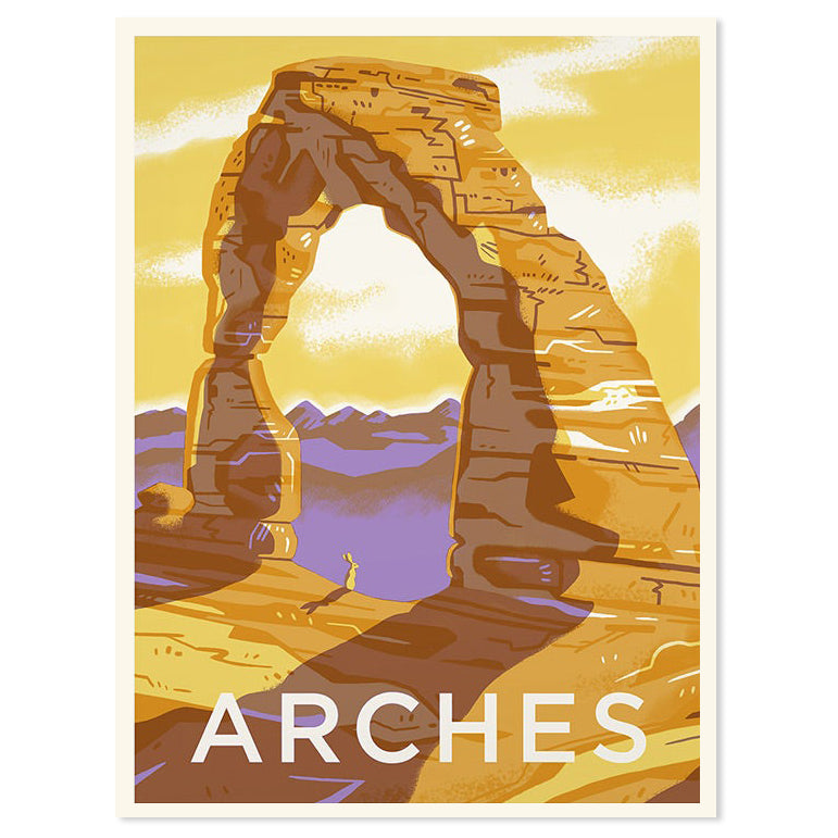 Arches National Park 18" x 24" Screenprint