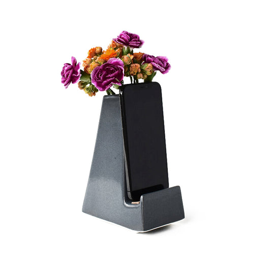 Handmade Ceramic Phone Stand & Vase