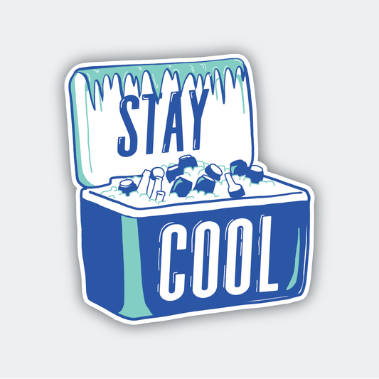 Stay Cool Cooler Sticker