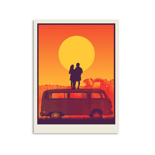 Sun Van Couple 8" x 10" Screen Print