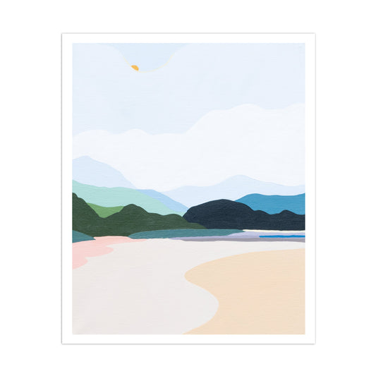 Sunrise Beach Landscape Limited Edition 8" x 10" Print