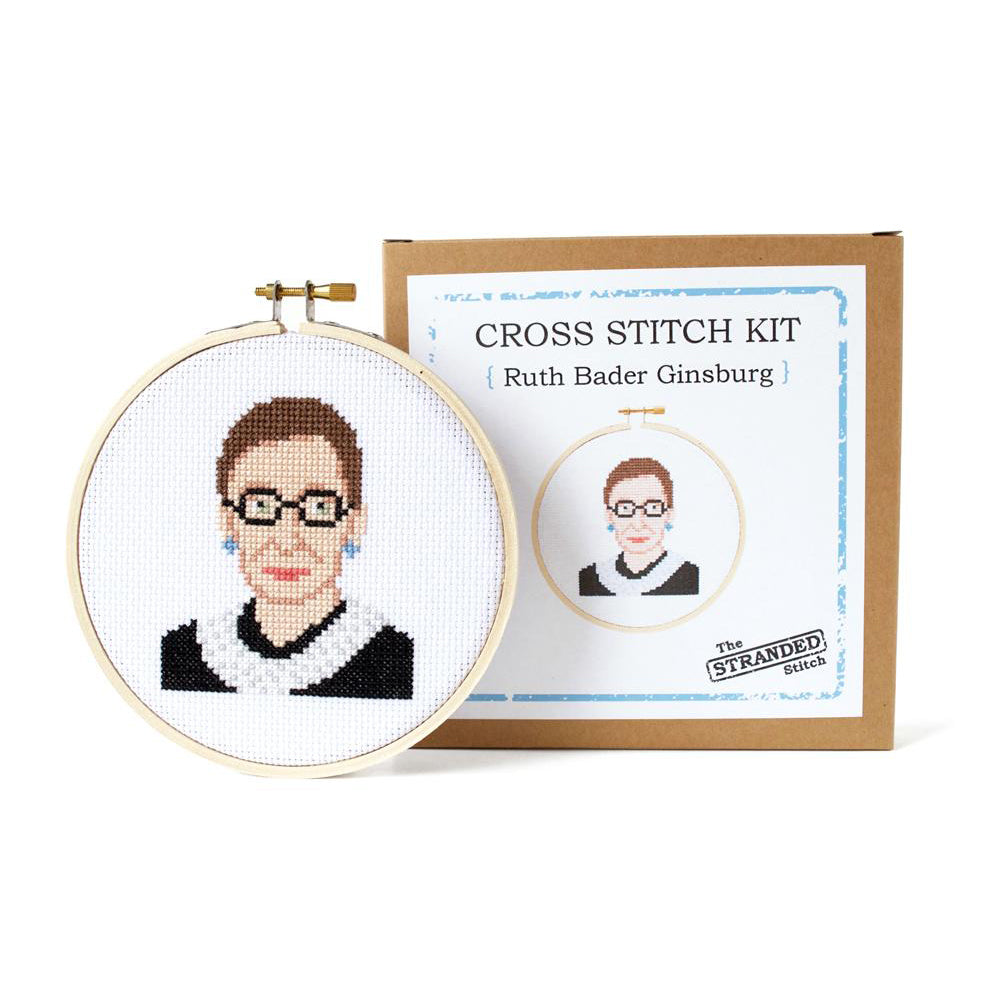 Ruth Bader Ginsburg 5" Cross Stitch Kit