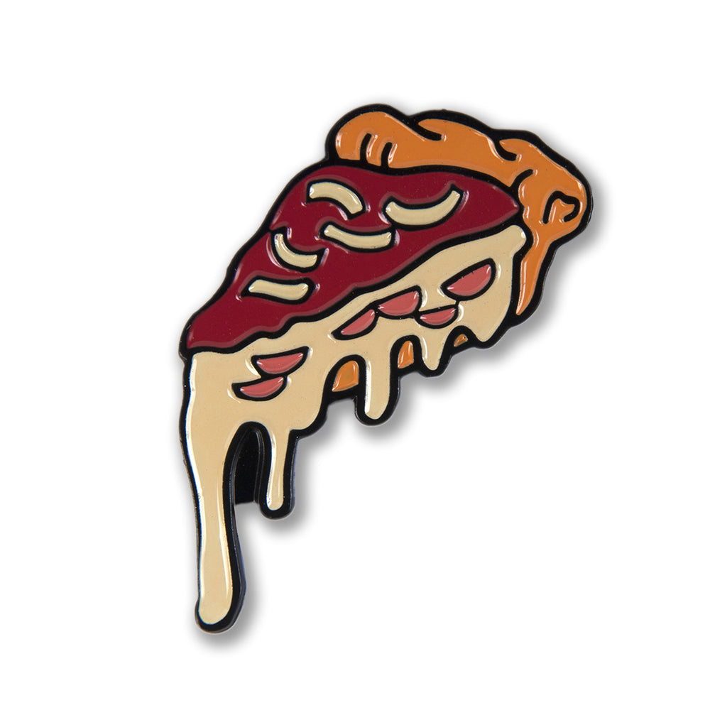 Chicago Deep Dish Pizza Enamel Pin