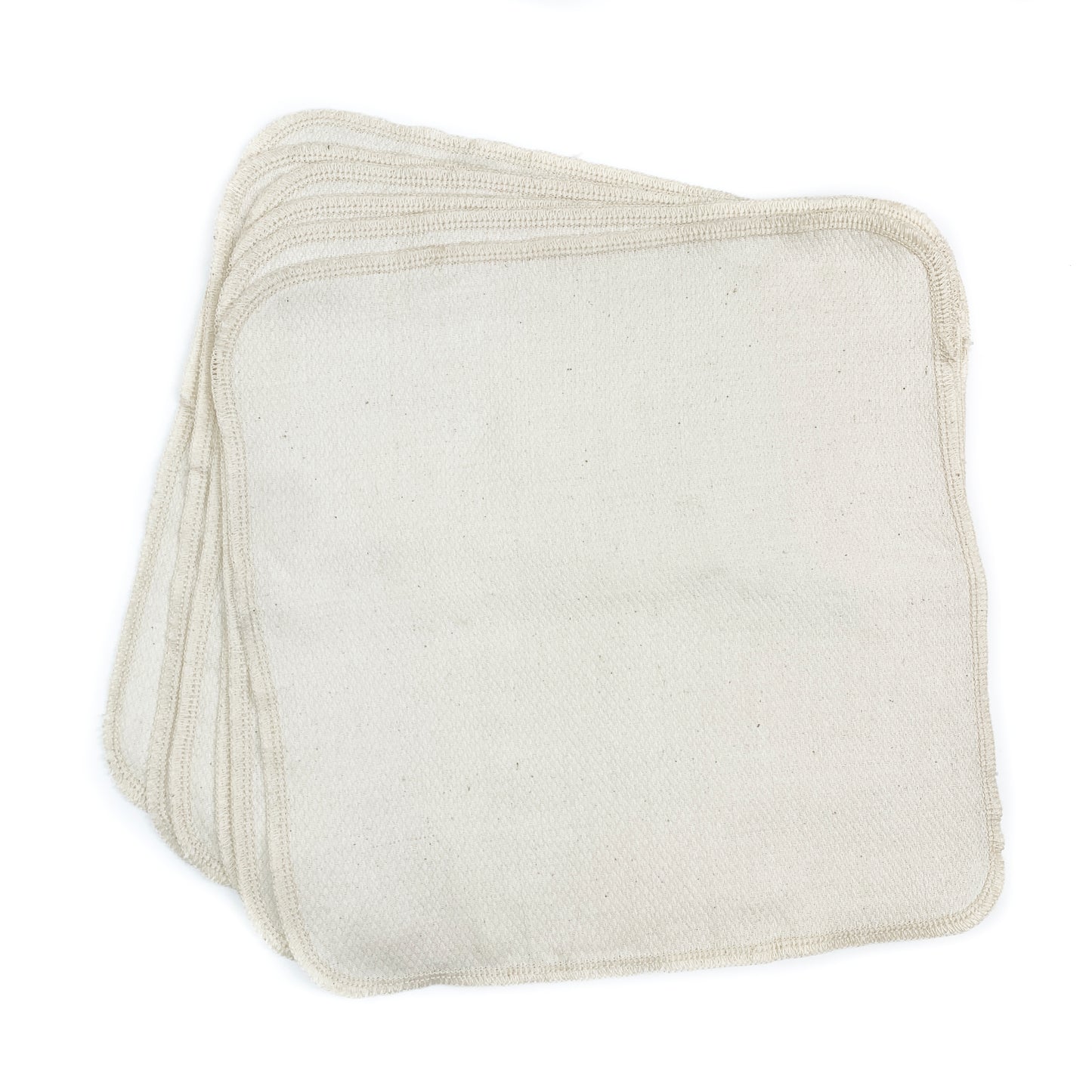 Reusable 10" x 10" Organic Birdseye Cotton Unpaper Towels (Pack of 6)