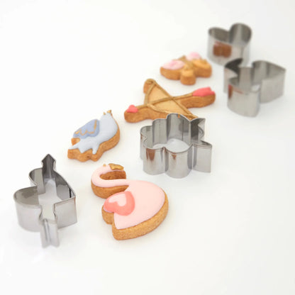 Valentine's Day Themed Mini Cookie Cutters (Set of 8)