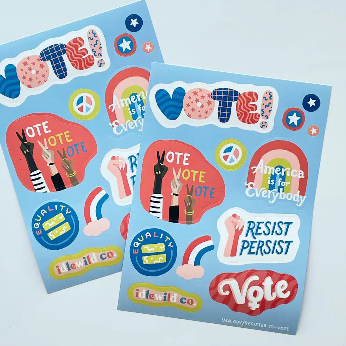 Vote Sticker Sheet