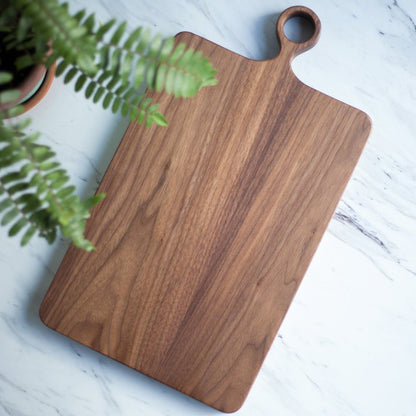 Solid Wood Rectangular Cutting or Serving Board