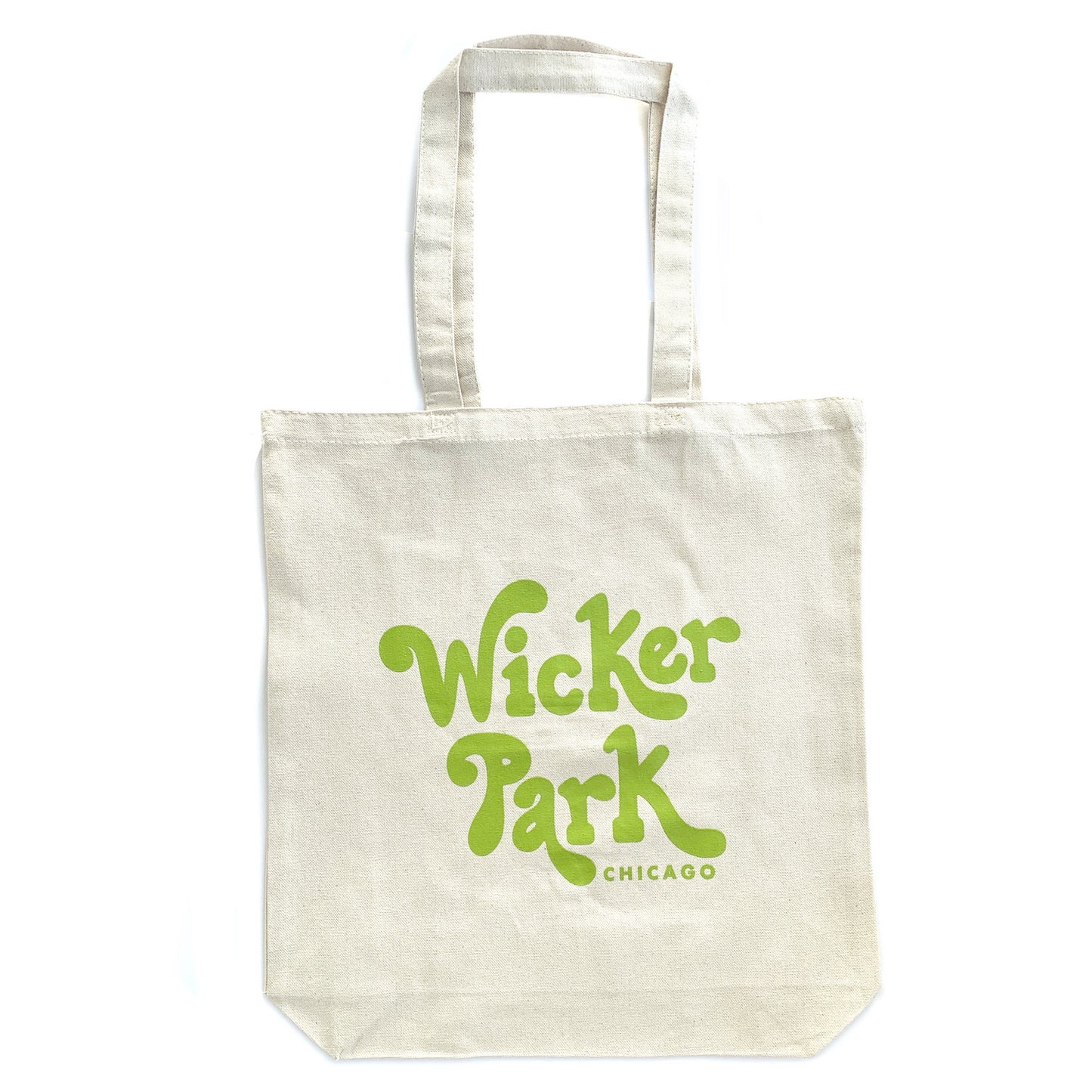 Wicker Park Neighborhood Logo Tote Bag