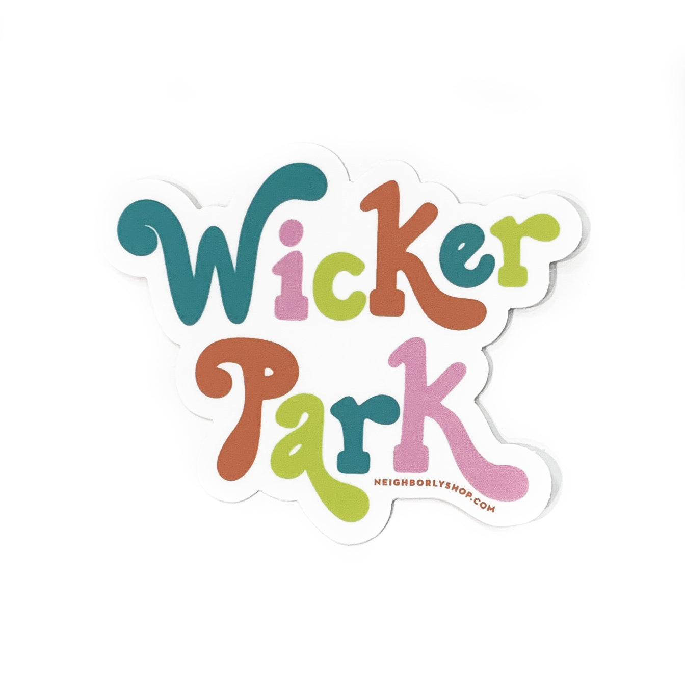 Wicker Park Chicago Sticker