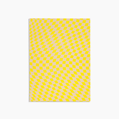 Wavy Checkered Object 7" x 9.75" Sketchbook