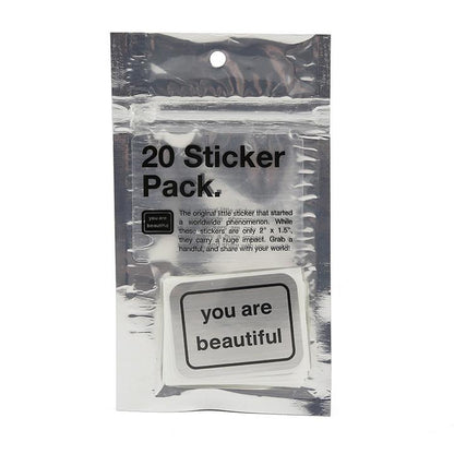 You Are Beautiful Classic Stickers